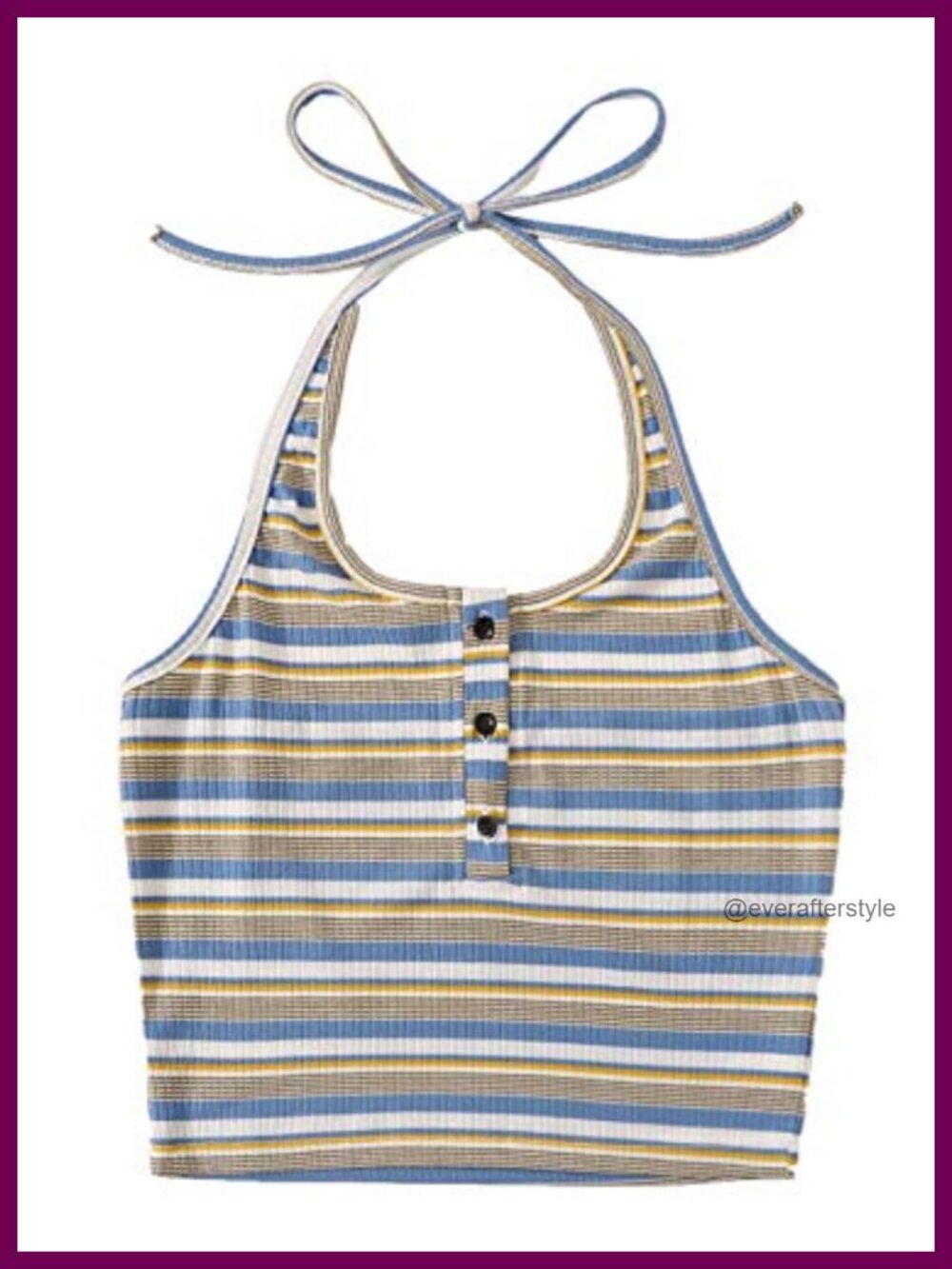 Sleeveless Halter Crop Top Cami Tank Top Backless Slim Fit Casual Summer